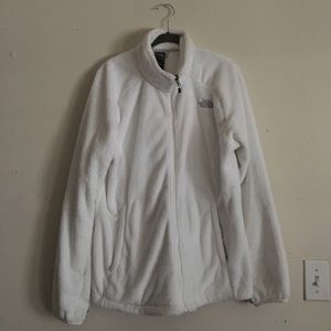 North Face white fleece